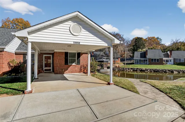 a view of a house with a porch