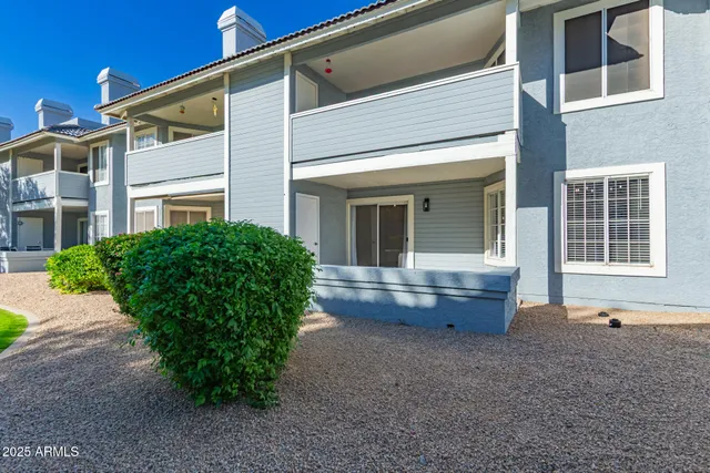a view of house and front door