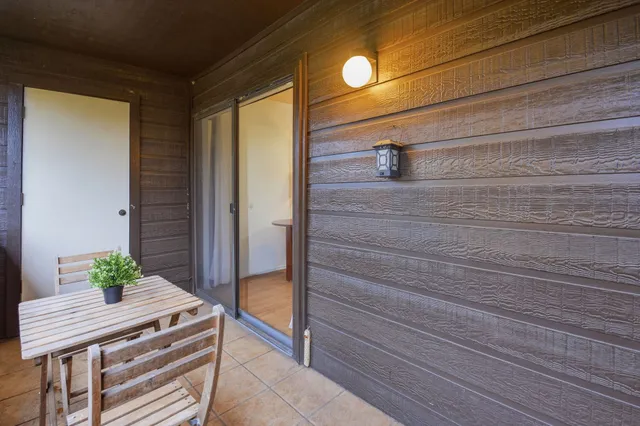 a view of a outdoor seating area