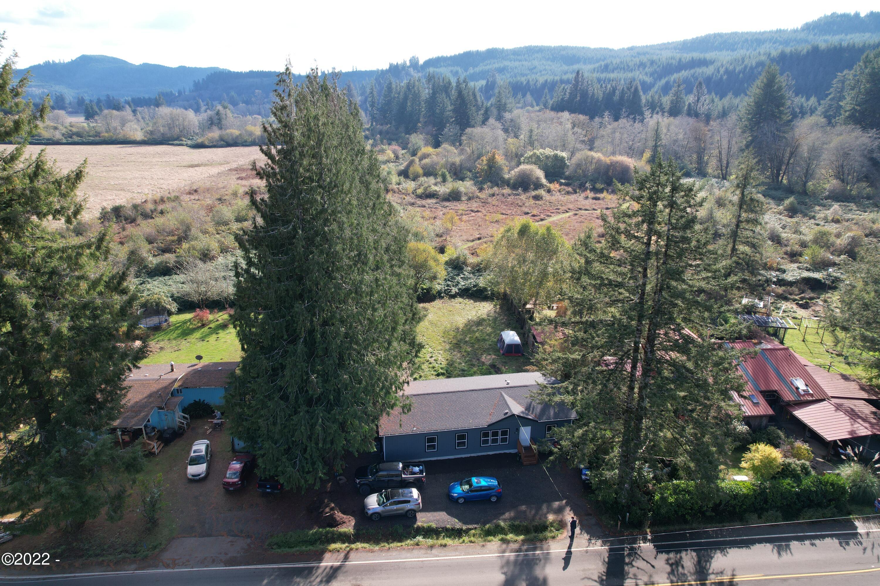 1803 Moonshine Park Road Logsden, OR 97357 - Photo 34 of 37 Drone View