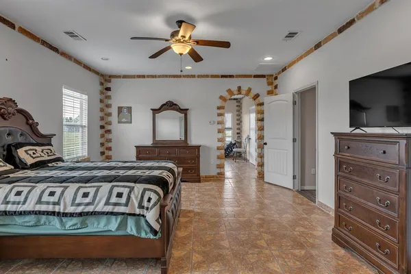 a view of living room with furniture and flat screen tv