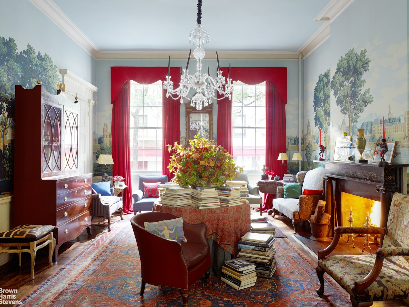 203 Prince Street Manhattan, NY 10012 - Photo 26 of 45 a living room with furniture a chandelier and a chandelier