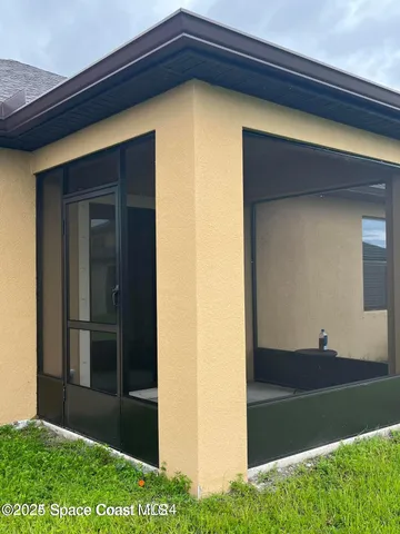 a view of front door