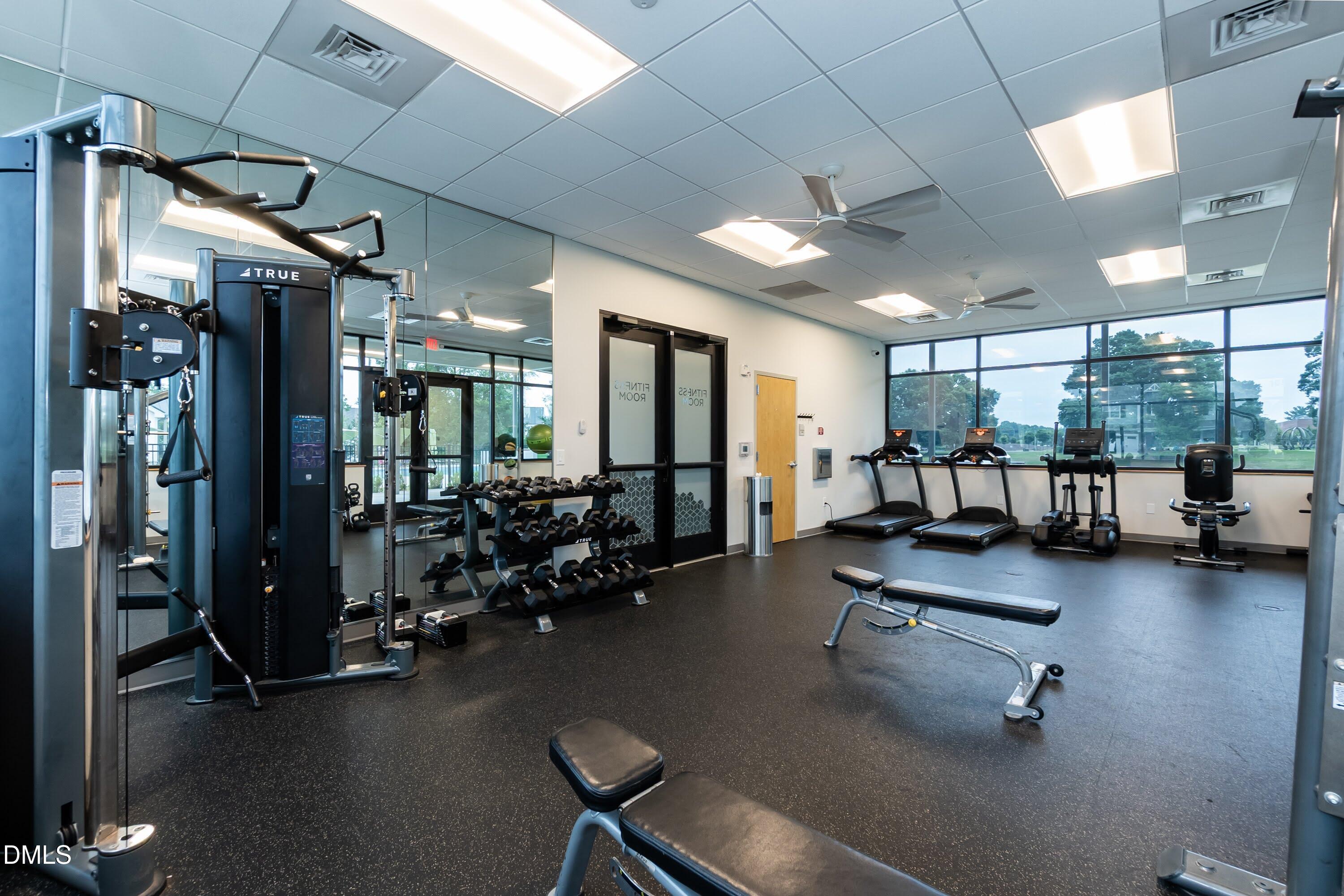 503 Ressler Street Holly Springs, NC 27540 - Photo 43 of 47 a gym room with gym equipment