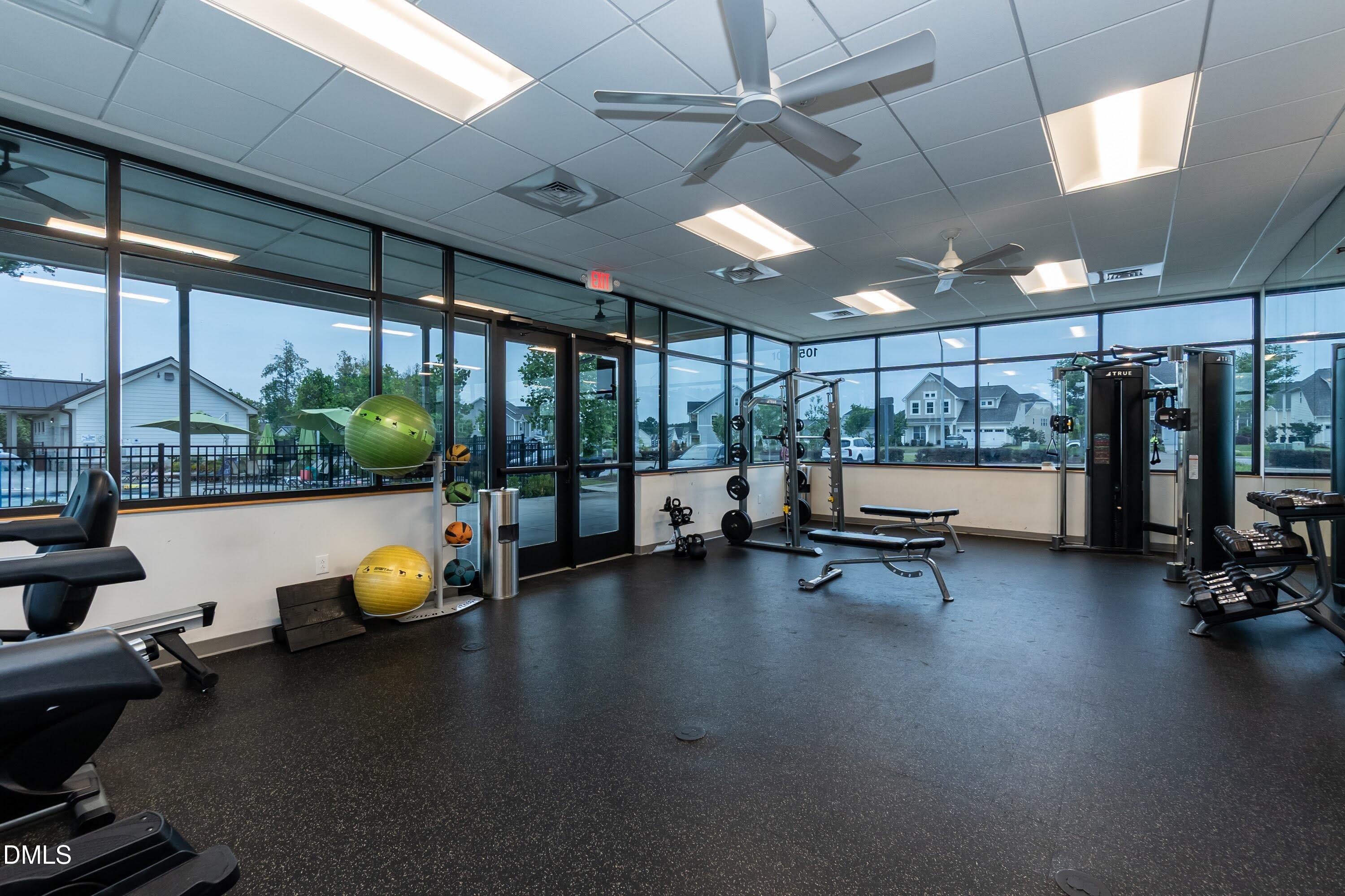 503 Ressler Street Holly Springs, NC 27540 - Photo 44 of 47 a view of a room with gym equipment