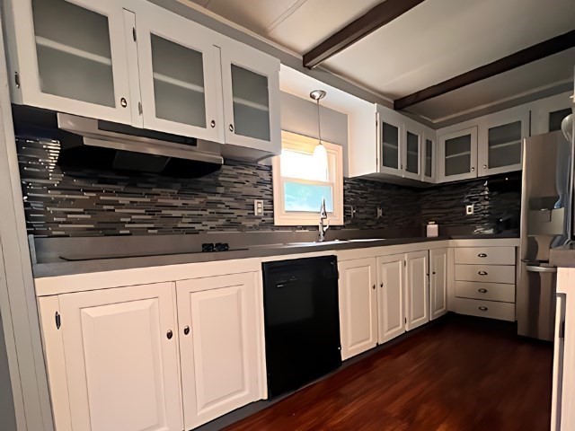 217 Cheshire Park Wareham, MA 02571 - Photo 3 of 13 a kitchen with stainless steel appliances granite countertop a stove a sink and white cabinets