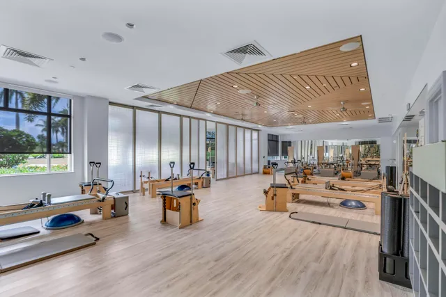 a view of a lake with houses in the back