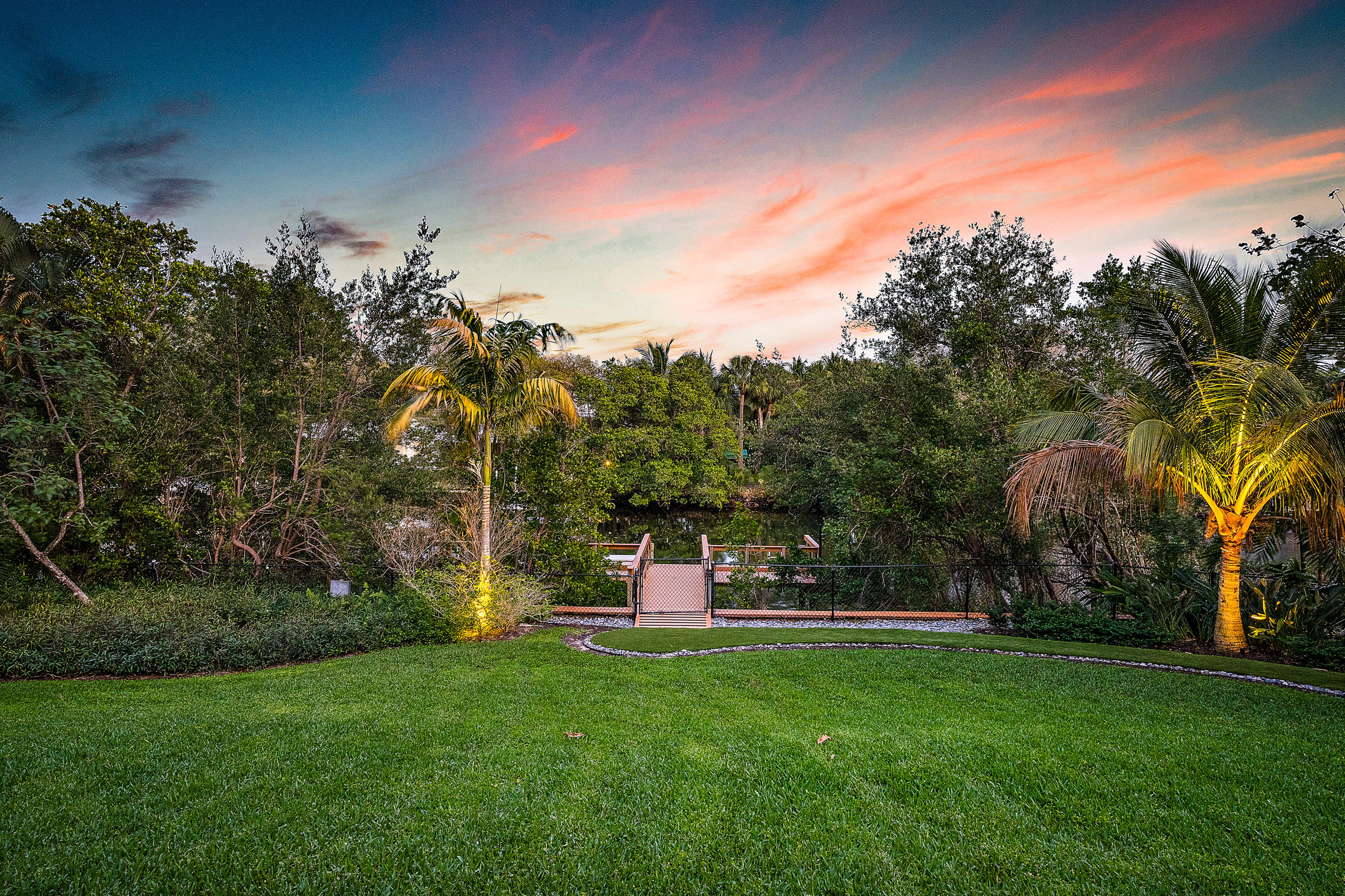 12358 Ridge Road North Palm Beach, FL 33408 - Photo 14 of 23 Back Yard / Dock
