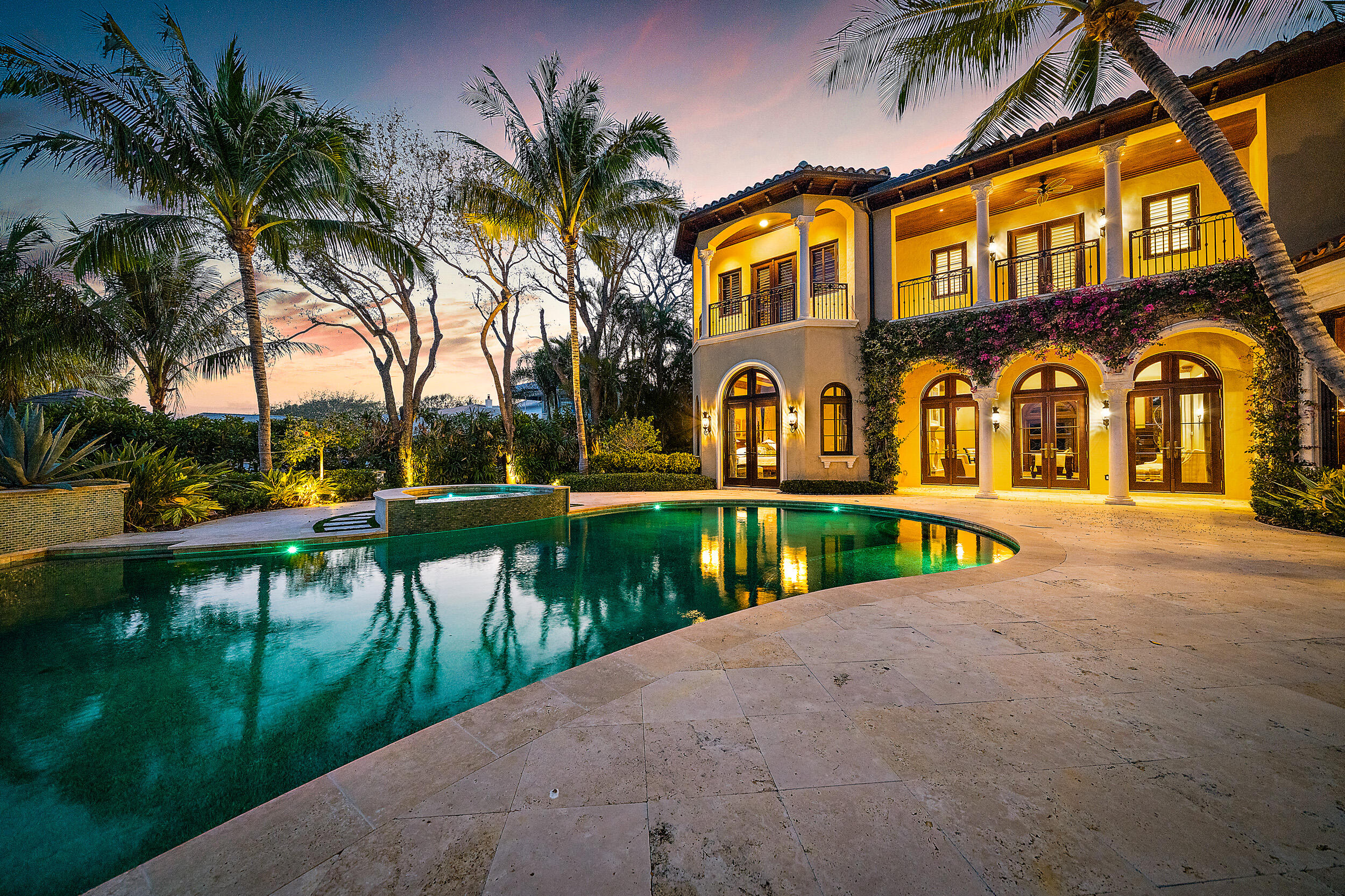 12358 Ridge Road North Palm Beach, FL 33408 - Photo 18 of 23 Exterior Rear - Dusk