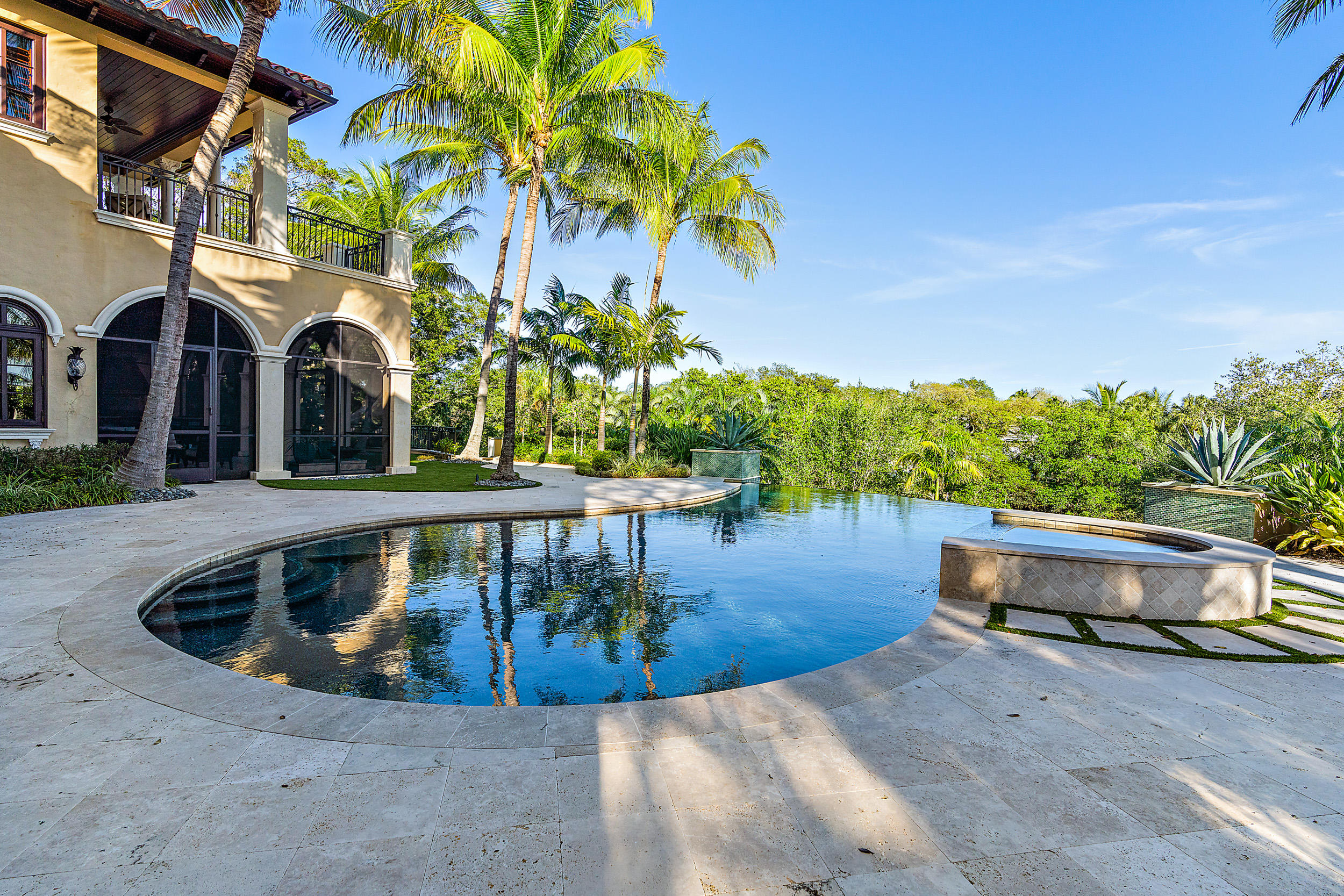 12358 Ridge Road North Palm Beach, FL 33408 - Photo 7 of 23 Infinity Pool / View