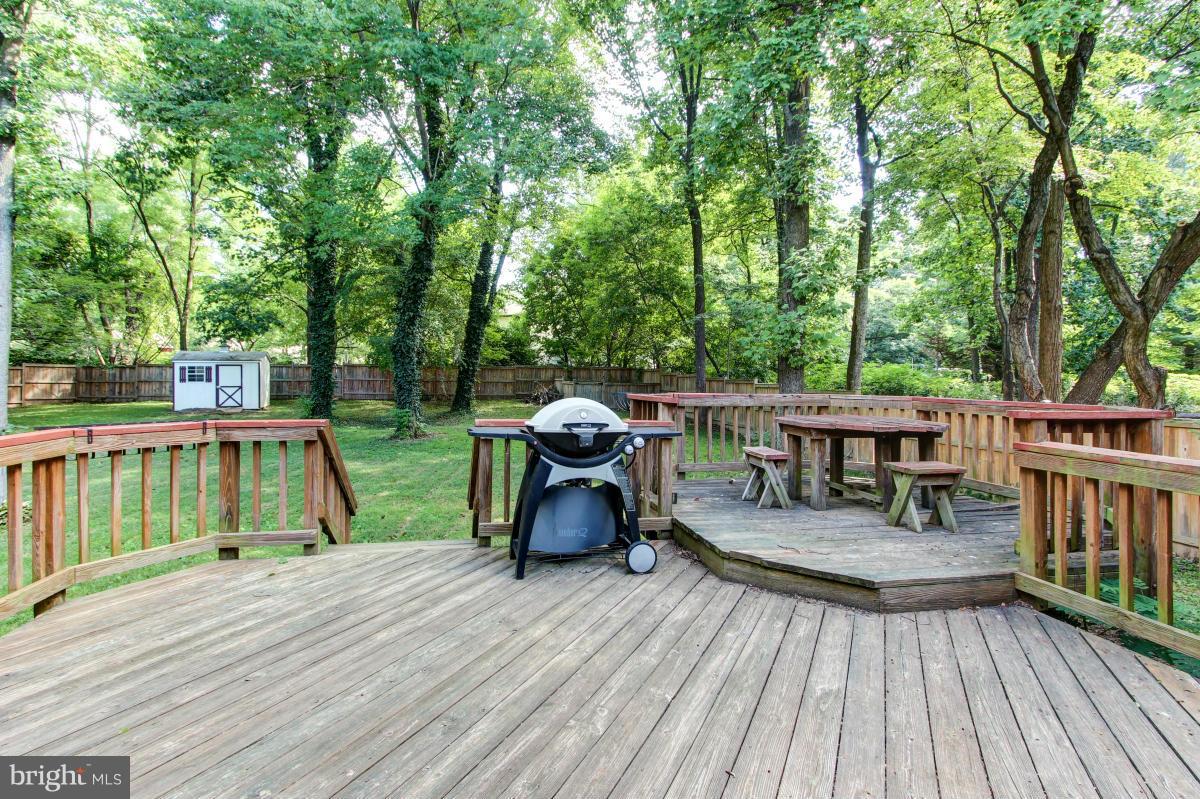 12328 Coleraine Court Reston, VA 20191 - Photo 27 of 30 Tiered Deck overlooks yard