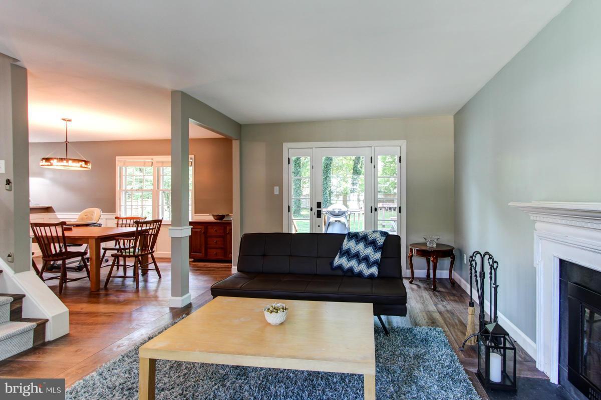 Family Room is open to dining room and deck