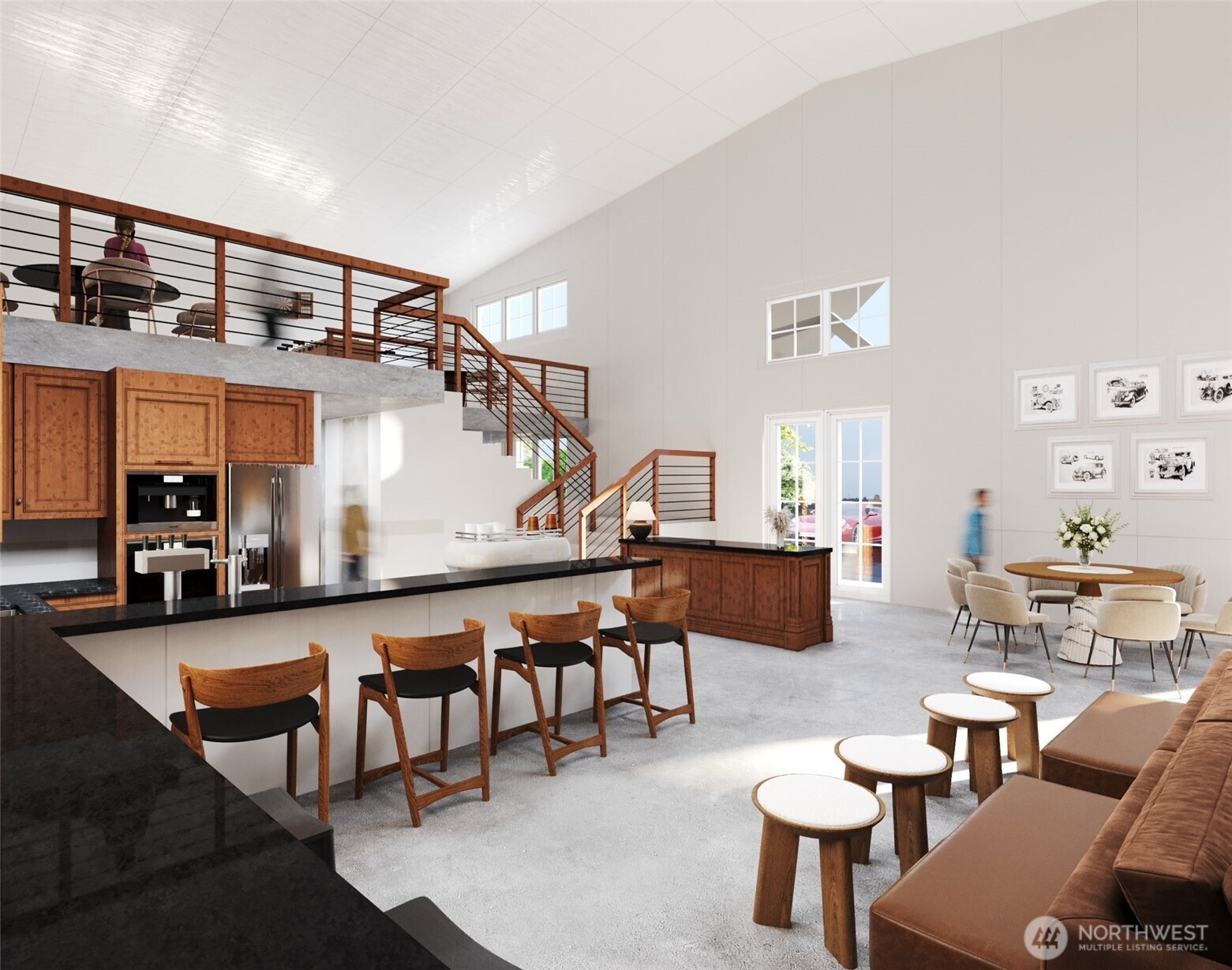 4081 Highway 970, Unit D6 Cle Elum, WA 98922 - Photo 25 of 37 a living room with furniture and wooden floor