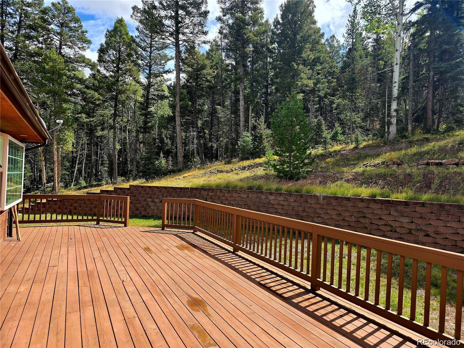 29469 County Road Fort Garland, CO 81133 - Photo 30 of 36 a view of a yard with wooden floor and trees