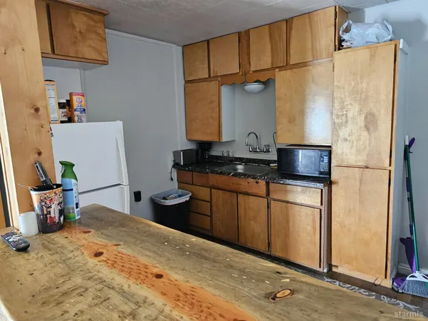 a room with storage and utility