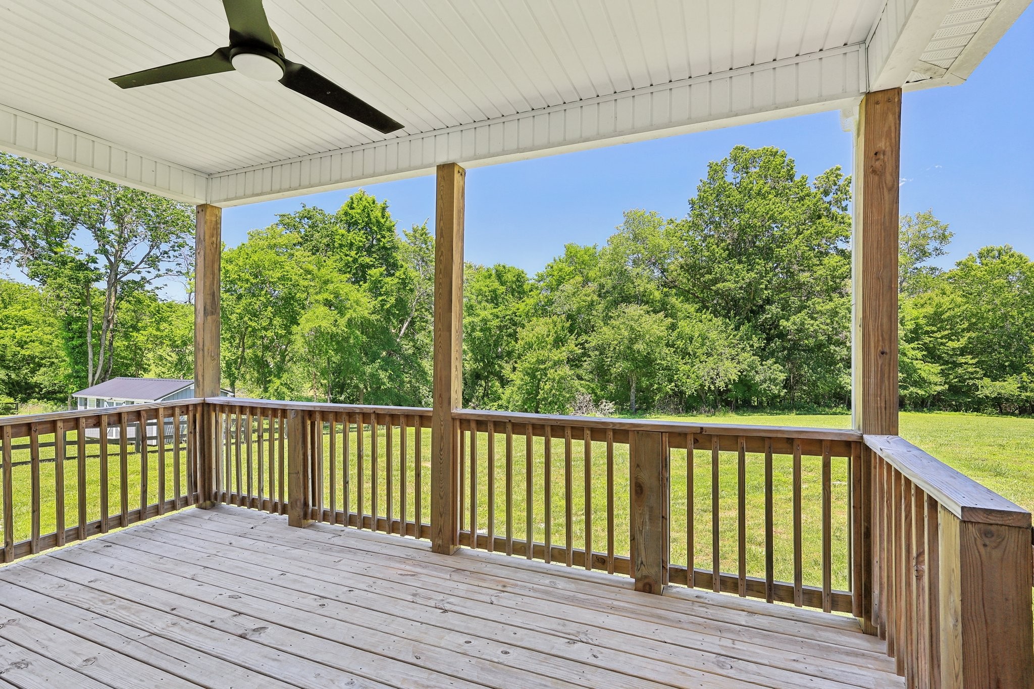 1373 Southside Road Southside, TN 37171 - Photo 44 of 56 a view of a balcony with wooden floor