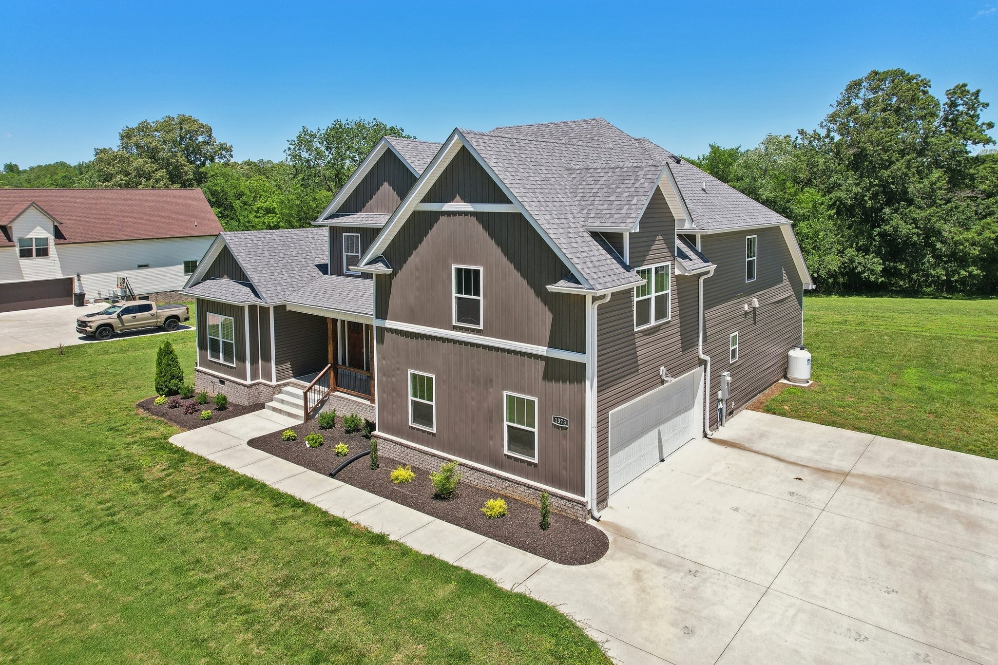 1373 Southside Road Southside, TN 37171 - Photo 53 of 56 a aerial view of a house with a yard