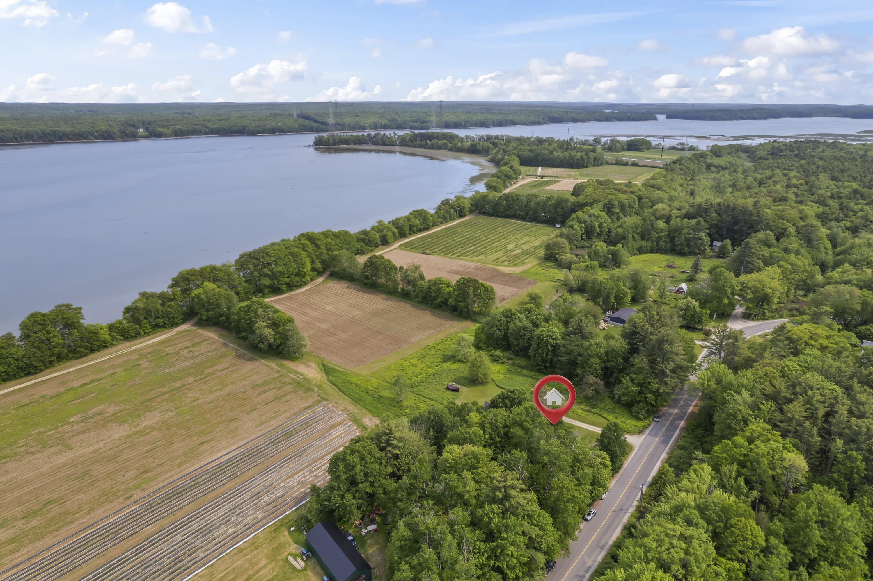 145 Pork Point Road Bowdoinham, ME 04008 - Photo 74 of 84 Aerial View