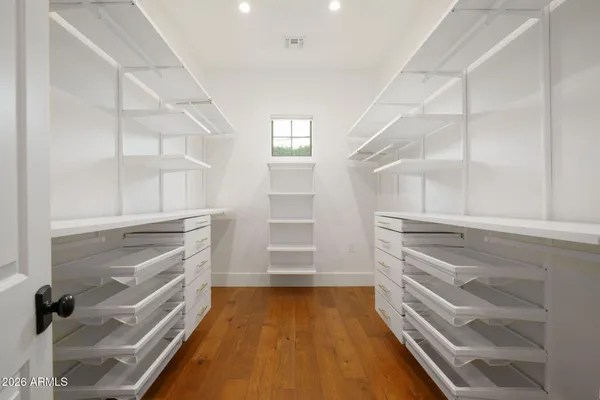 a view of walk in closet