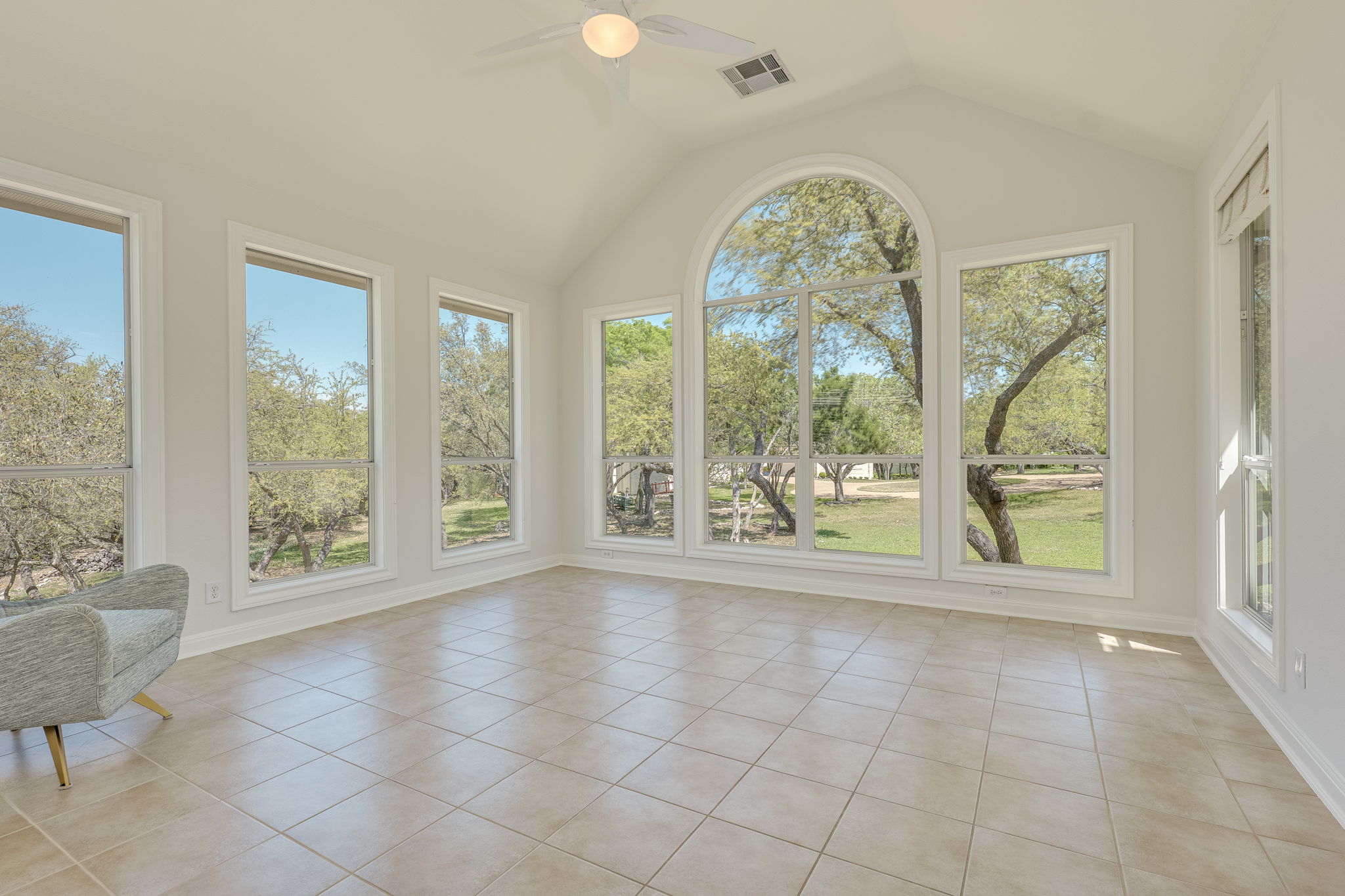4424 Lago Viento Austin, TX 78734 - Photo 15 of 38 This will be your favorite room of the house. So many possibilites! Surrounded by windows with views of the surrounding yard and Hill Country.