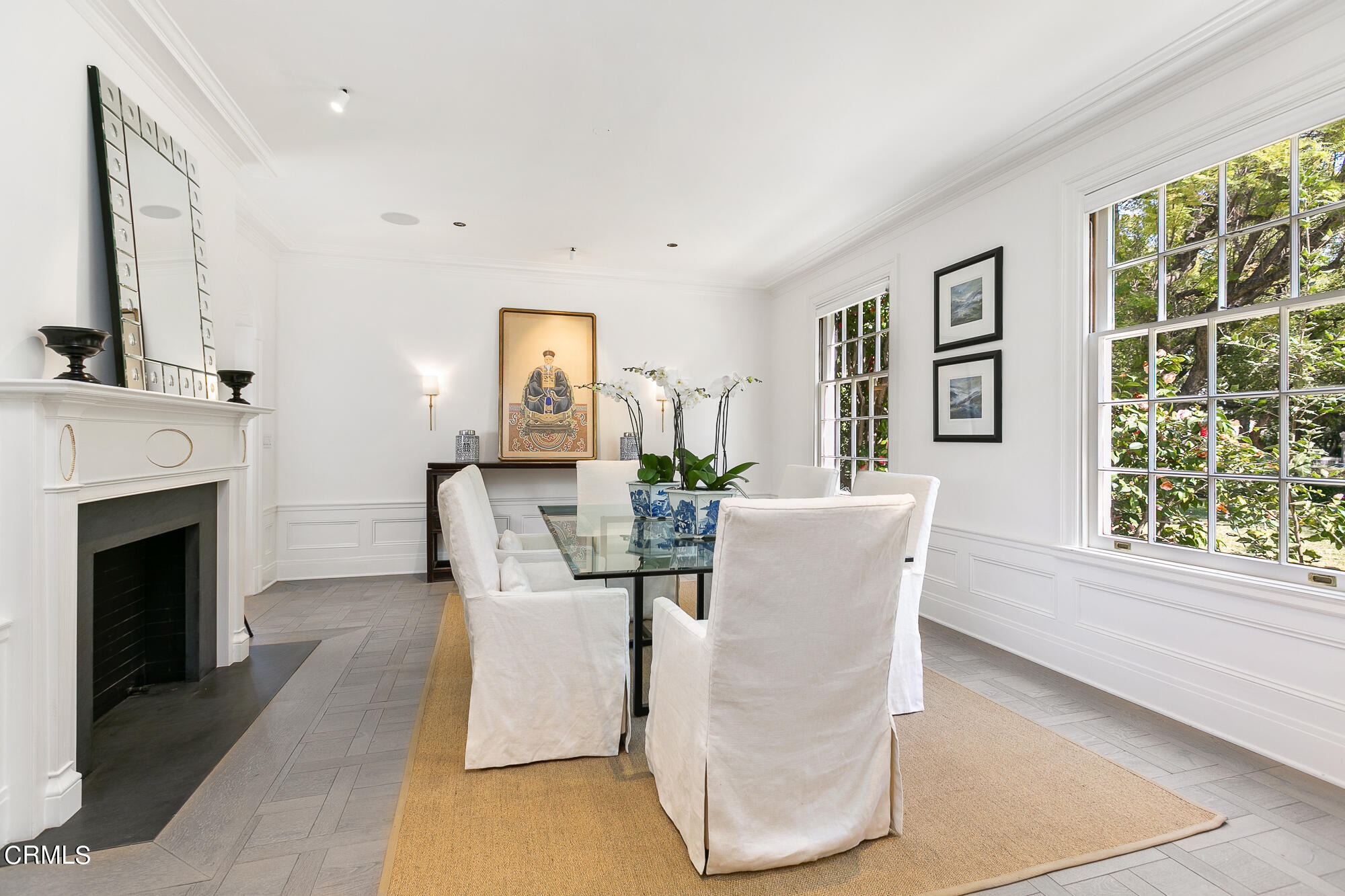 445 Prospect Square Pasadena, CA 91103 - Photo 14 of 55 a living room with furniture a fireplace and a large window