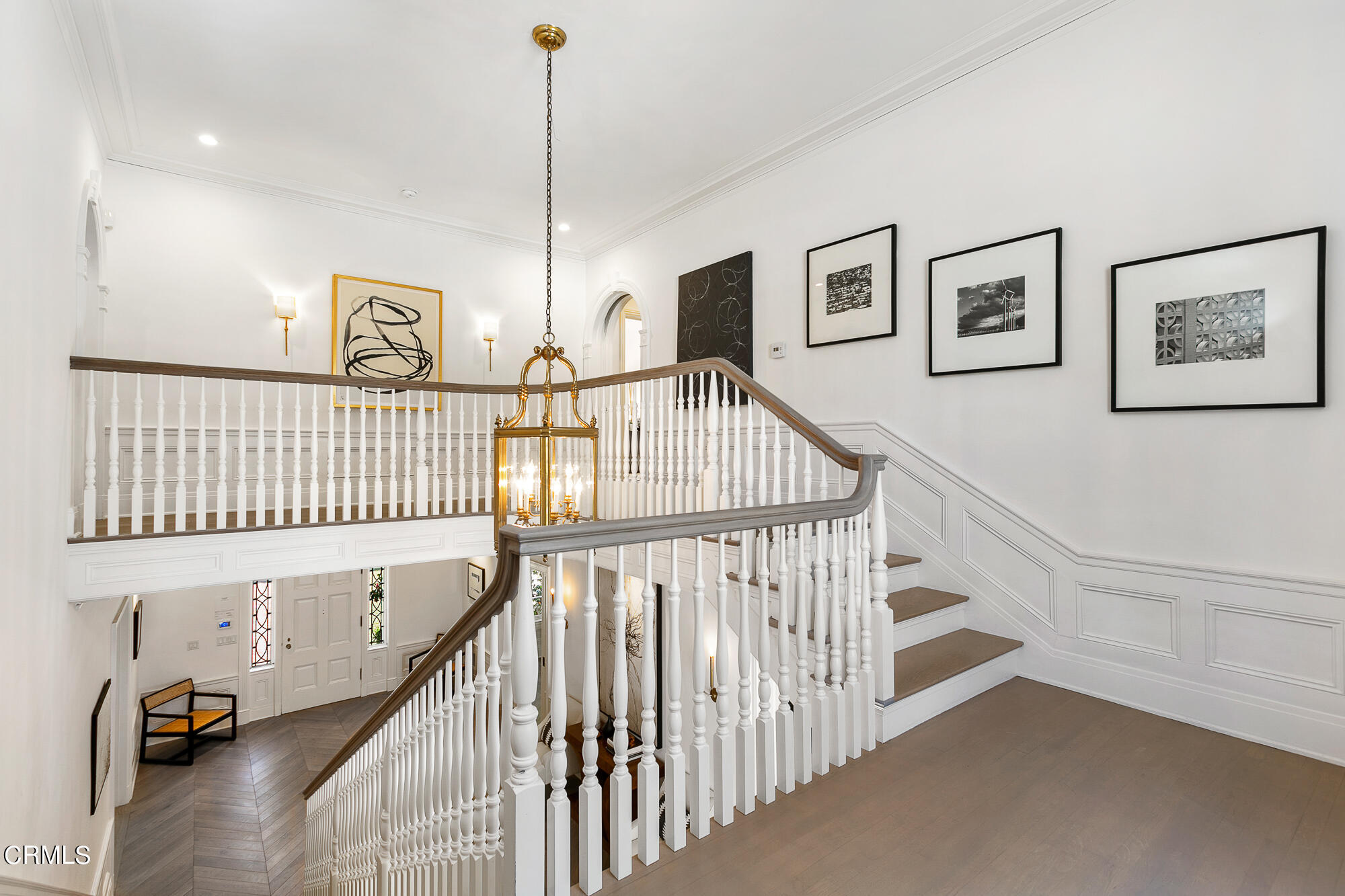 445 Prospect Square Pasadena, CA 91103 - Photo 24 of 55 a view of staircase with railing and white walls