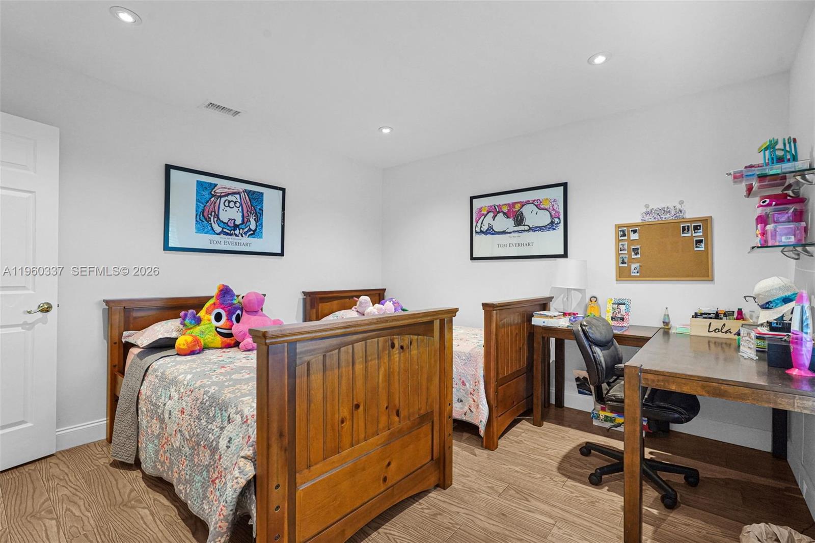 5021 Southwest 168th Avenue Southwest Ranches, FL 33331 - Photo 38 of 88 a view of a workspace with furniture and wooden floor