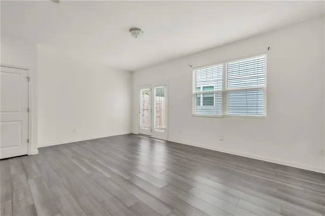 a view of empty room