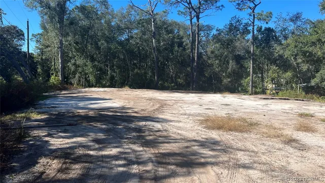 a view of snow and yard
