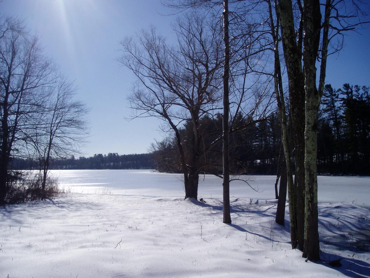 Sargent Brook Road Lenox, MA 01240 - Photo 2 of 2 Winter view to Laurel Lake