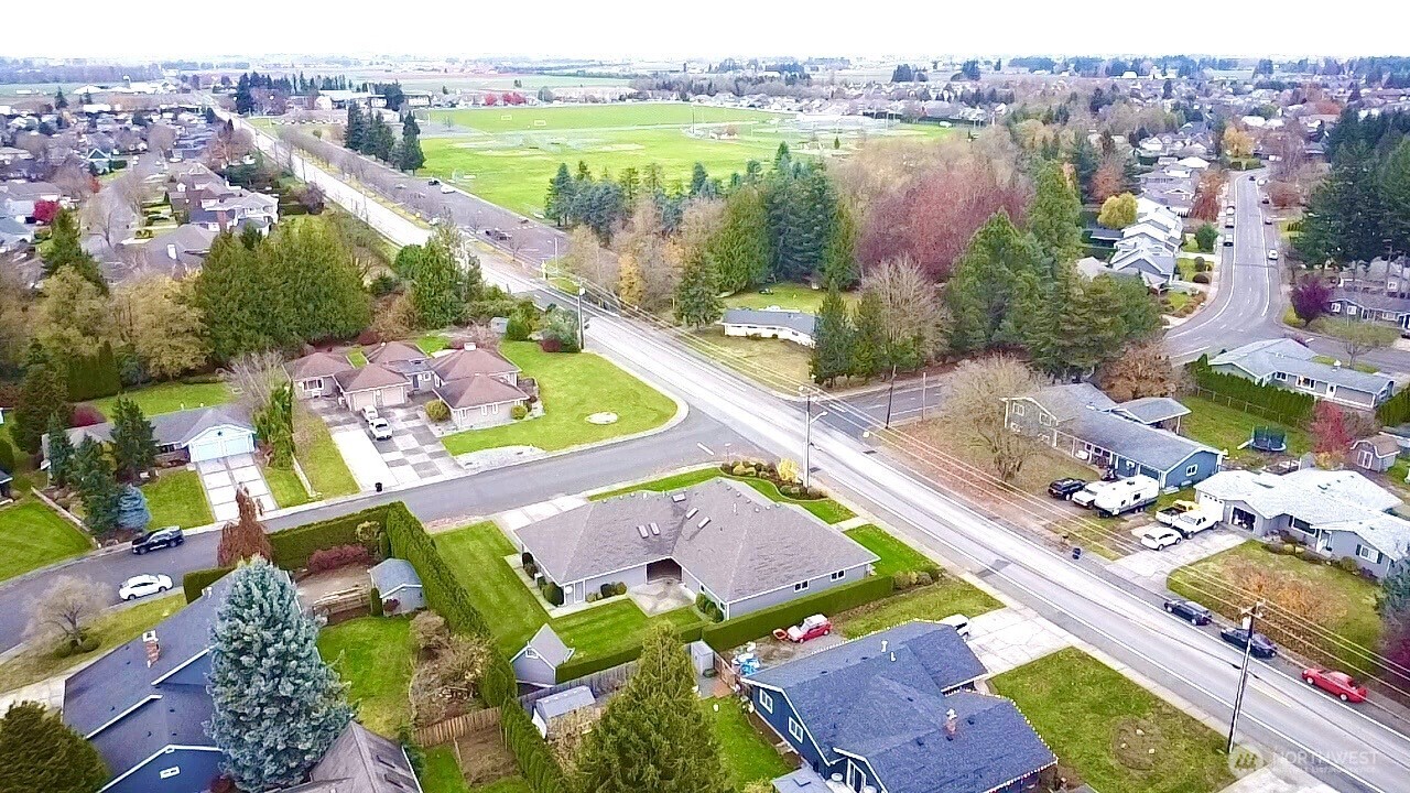 8639 Bender Road Lynden, WA 98264 - Photo 40 of 40 an aerial view of a city with lake