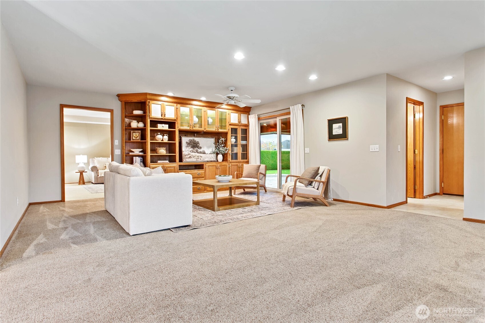 8639 Bender Road Lynden, WA 98264 - Photo 10 of 40 a living room with furniture and a large window