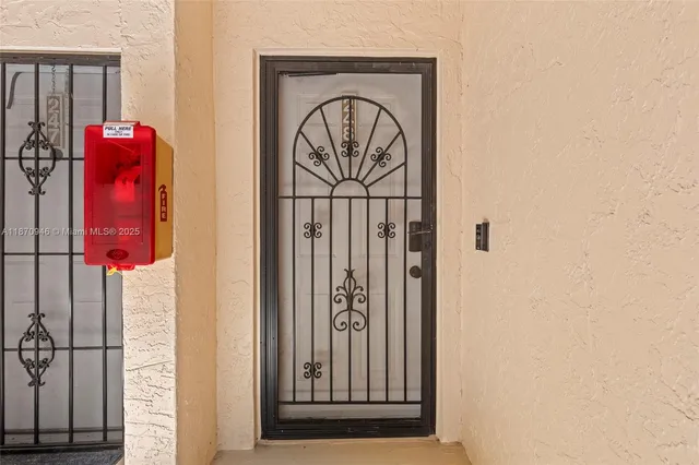 a view of front door with door