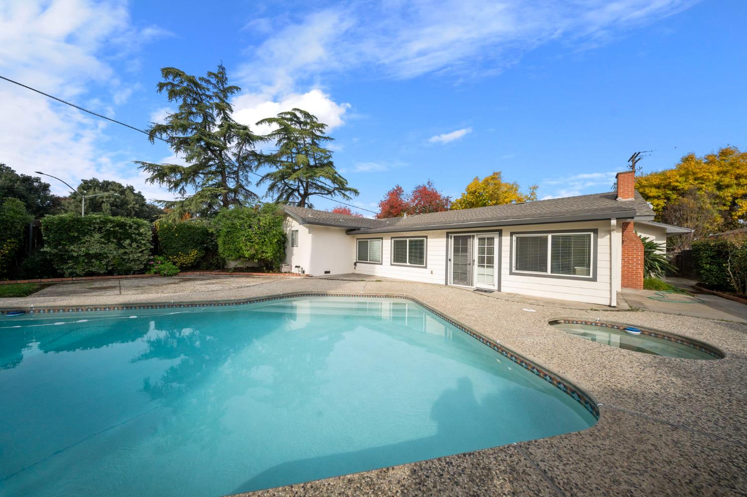 1500 Crestview Drive Modesto, CA 95355 - Photo 29 of 32 a view of outdoor space yard and swimming pool