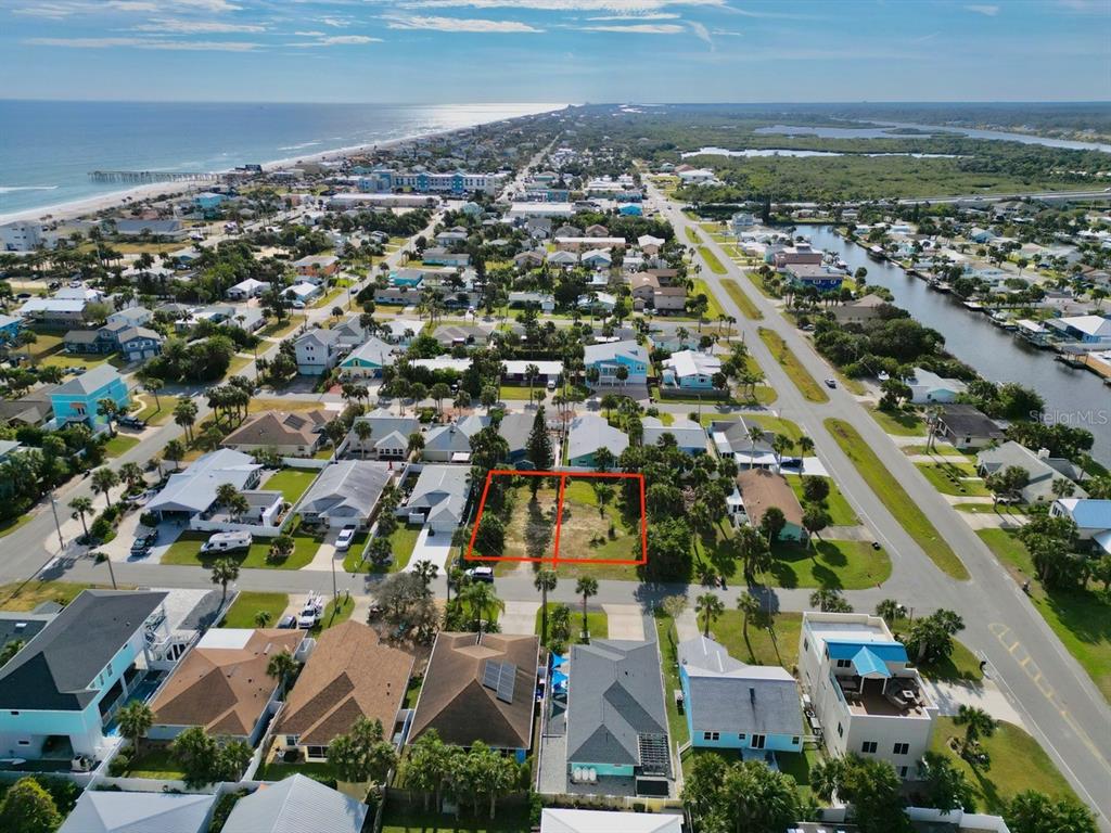 3 North 7th Street Flagler Beach, FL 32136 - Photo 3 of 5 an aerial view of a city