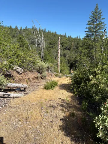 a view of a road with an outdoor space