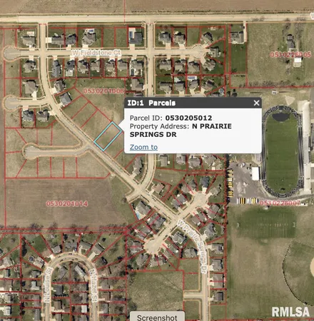 $38,000 | Lot 83 Prairie Springs Drive, Chillicothe, IL 61523