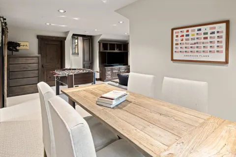 a view of a livingroom with furniture and window