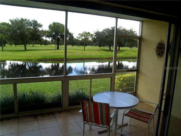 a view of a back yard from deck