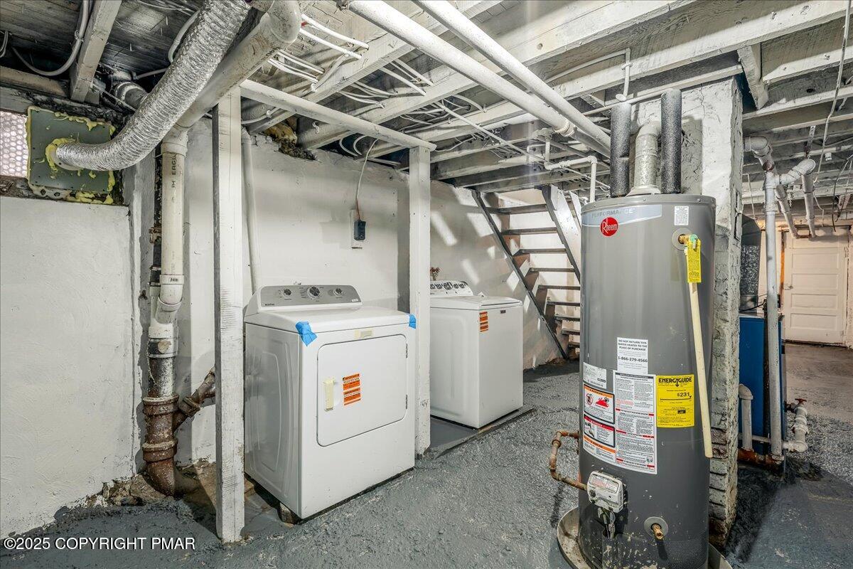 1057 Euclid Avenue Scranton, PA 18504 - Photo 19 of 23 a utility room with dryer and washer