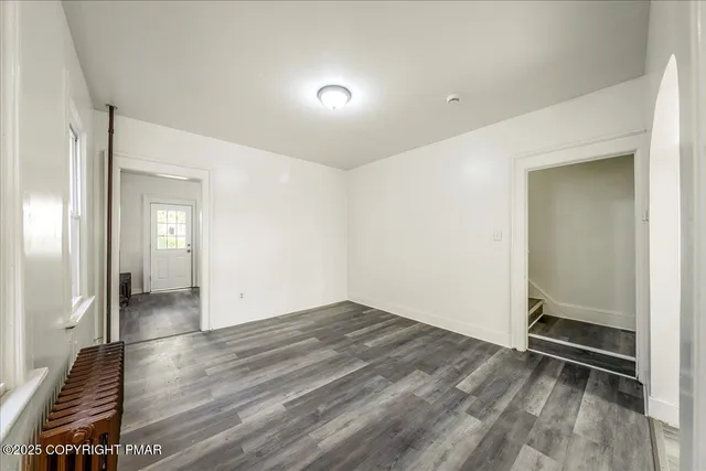 wooden floor in an empty room