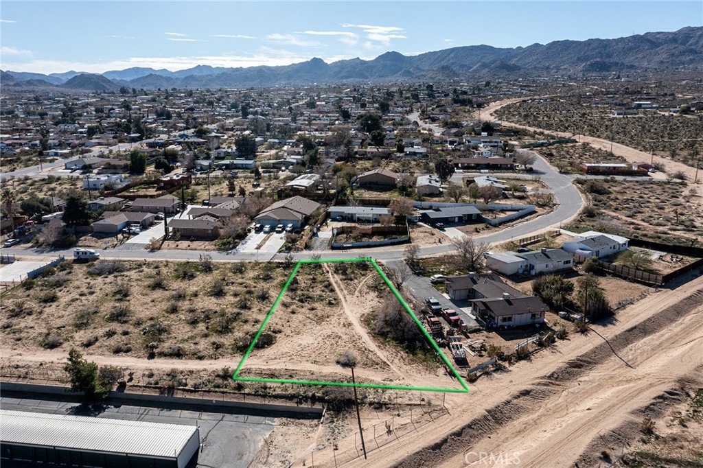 61480 Division Street Joshua Tree, CA 92252 - Photo 4 of 17 an aerial view of residential houses and city view