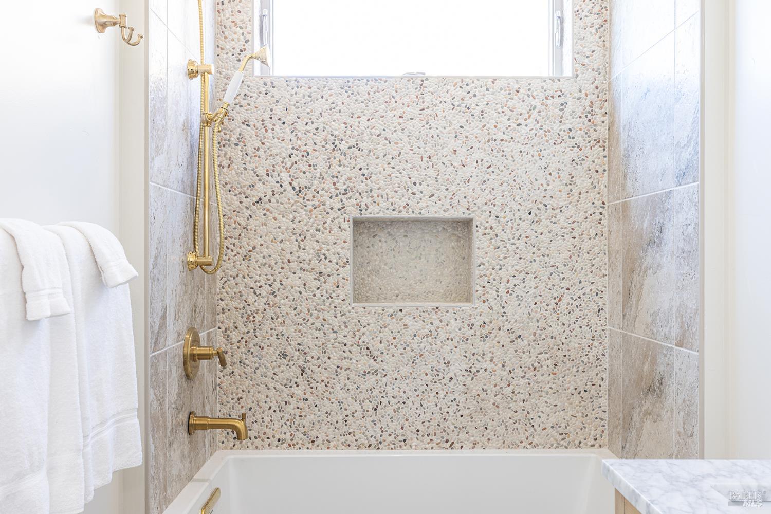 753 Sunnyside Road St. Helena, CA 94574 - Photo 26 of 55 a bathroom with a shower and a sink