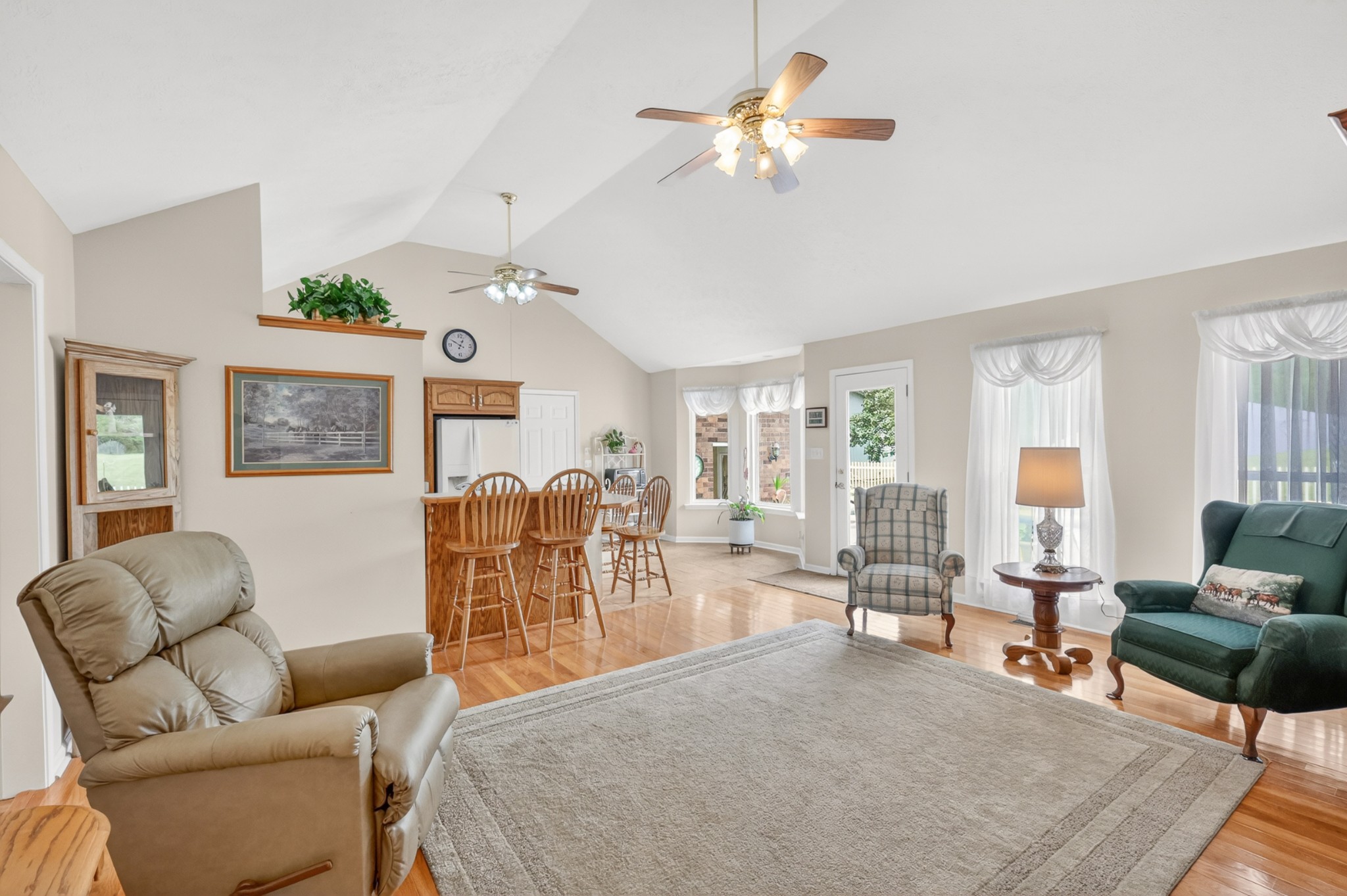 590 Allisona Road Eagleville, TN 37060 - Photo 10 of 55 a living room with furniture kitchen view and a large window
