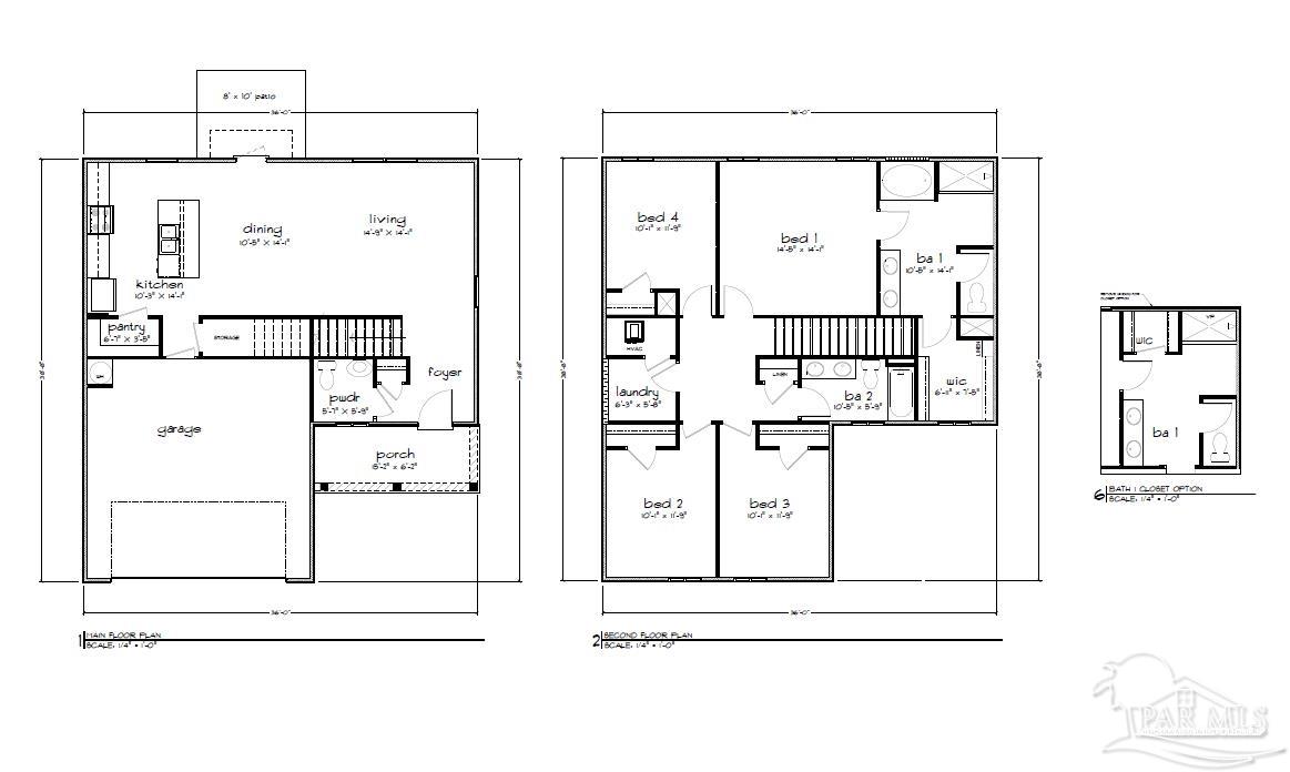 3162 Serviceberry Road Cantonment, FL 32533 - Photo 3 of 35 a picture of a floor plan