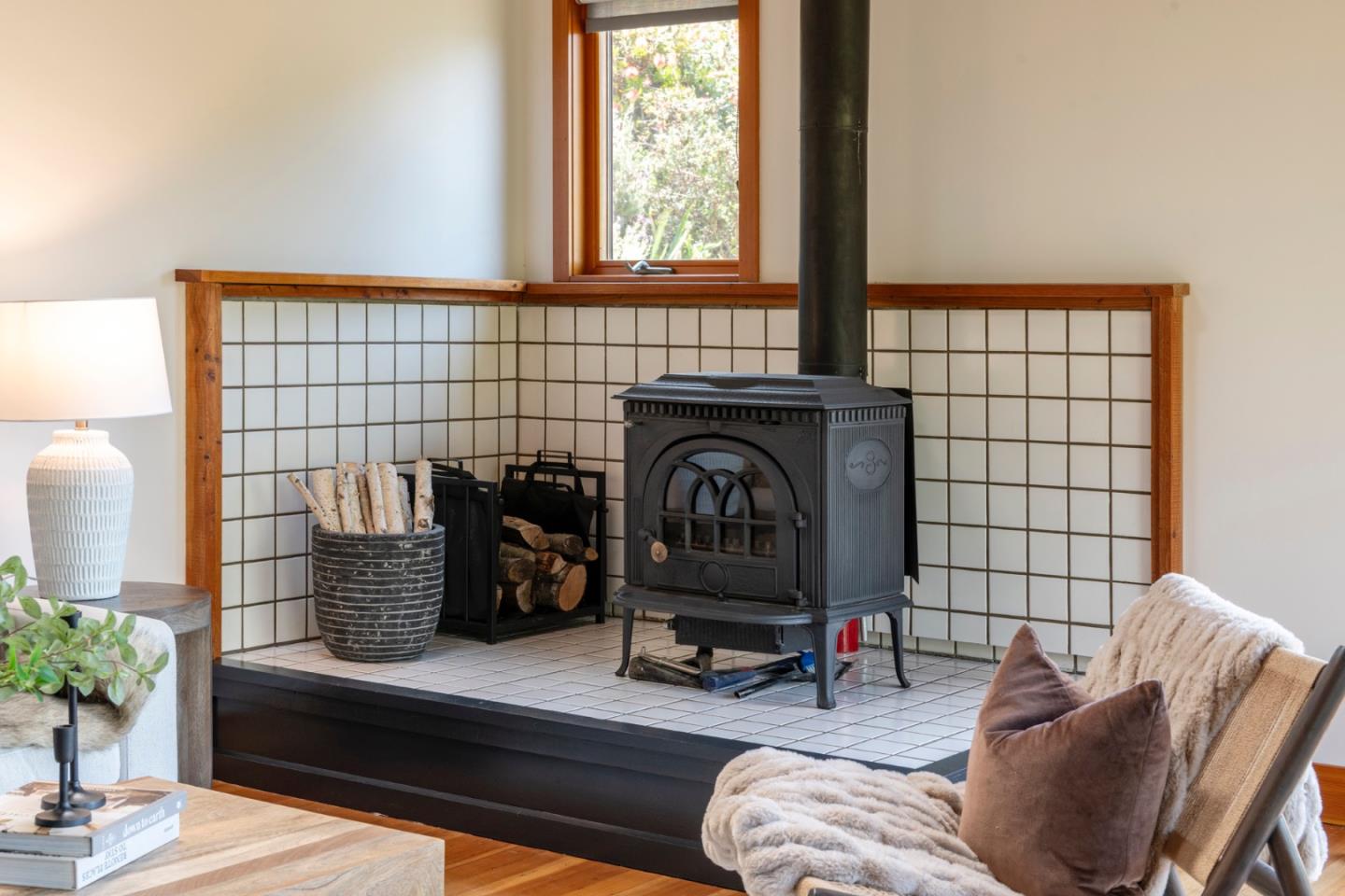 18050 Highway 1 Marshall, CA 94940 - Photo 11 of 65 a living room with furniture and a fireplace