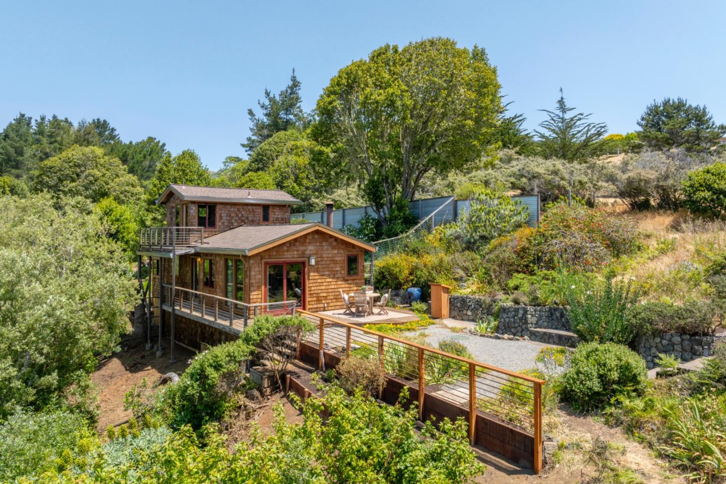 18050 Highway 1 Marshall, CA 94940 - Photo 2 of 65 an aerial view of a house with a yard