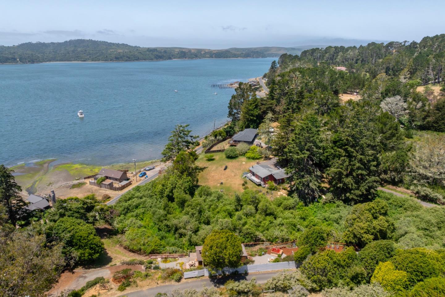 18050 Highway 1 Marshall, CA 94940 - Photo 3 of 65 a view of lake with mountain