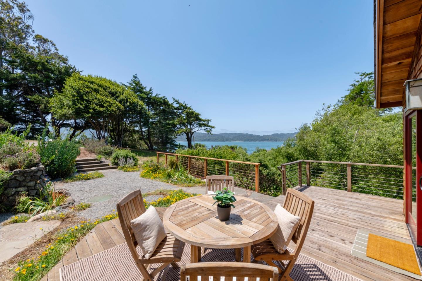 18050 Highway 1 Marshall, CA 94940 - Photo 33 of 65 a view of a chairs and table in the patio
