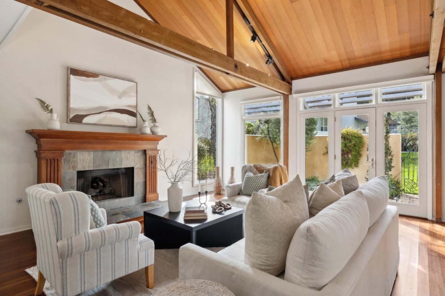 28064 Heron Court Carmel, CA 93923 - Photo 2 of 30 a living room with furniture and a fireplace